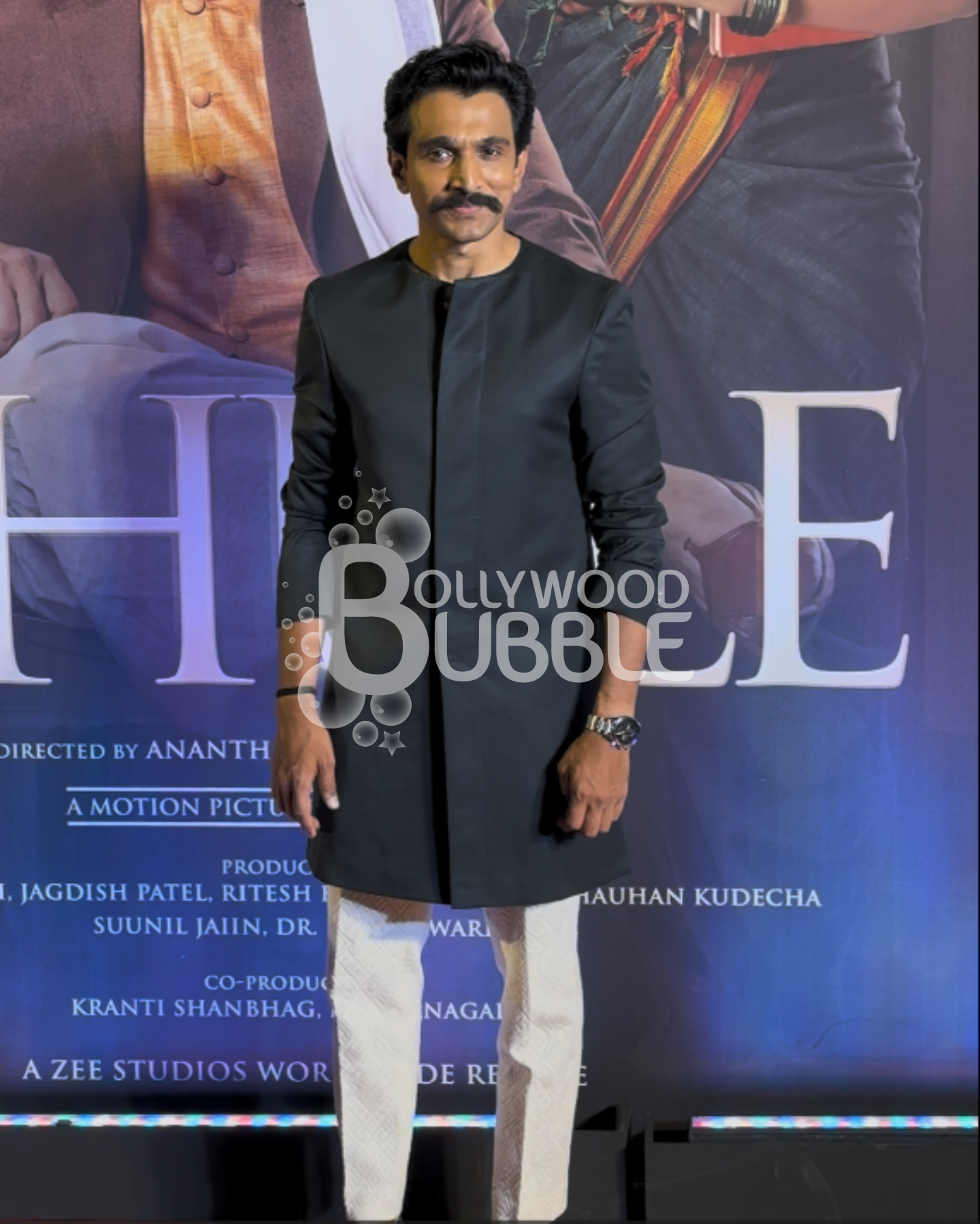 Pratik Gandhi at Phule Celeb Screening