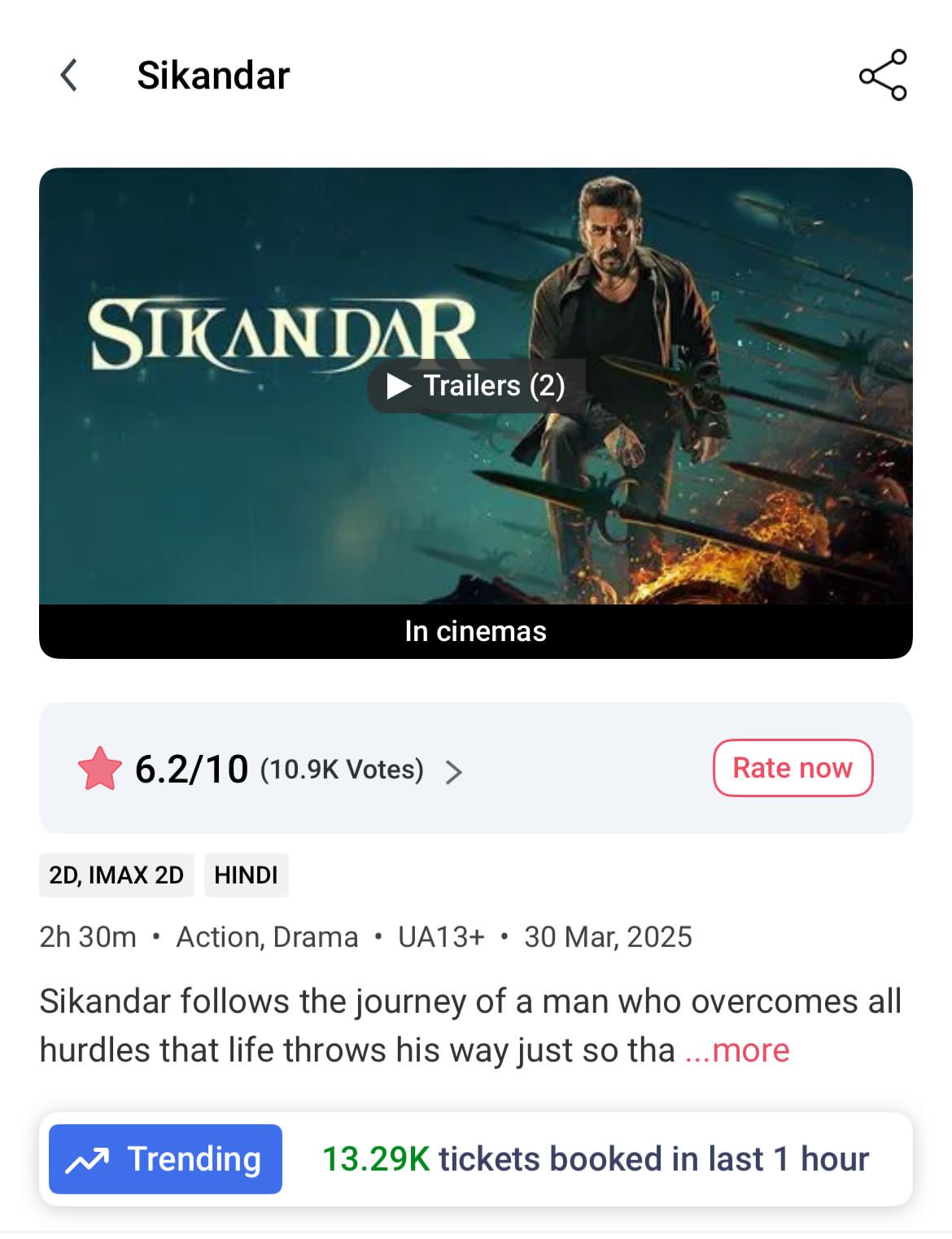 Salman Khan Starrer Sikandar Housefull Day 3