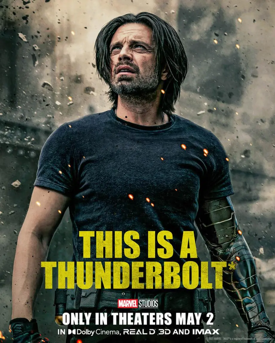 Sebastian Stan As Bucky Barnes (Winter Soldier) In Thunderbolts