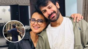 Shilpa Shirodkar and Karan Veer Mehra dance session