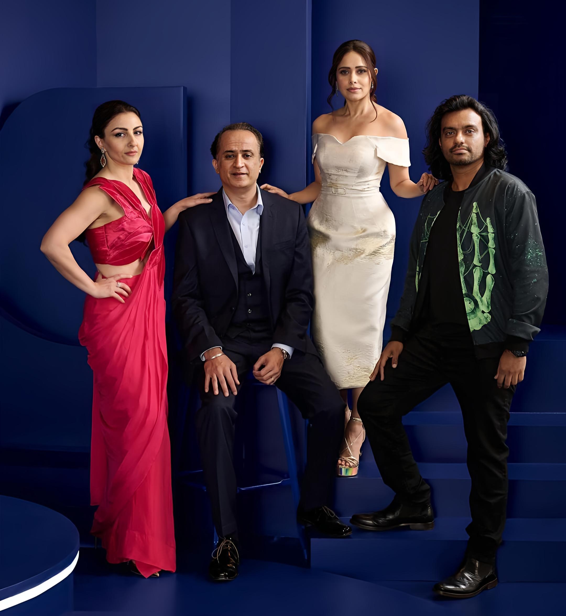 Soha Ali Khan, producer Vikram Malhotra, Nushrratt Bharucha & director Vishal Furia