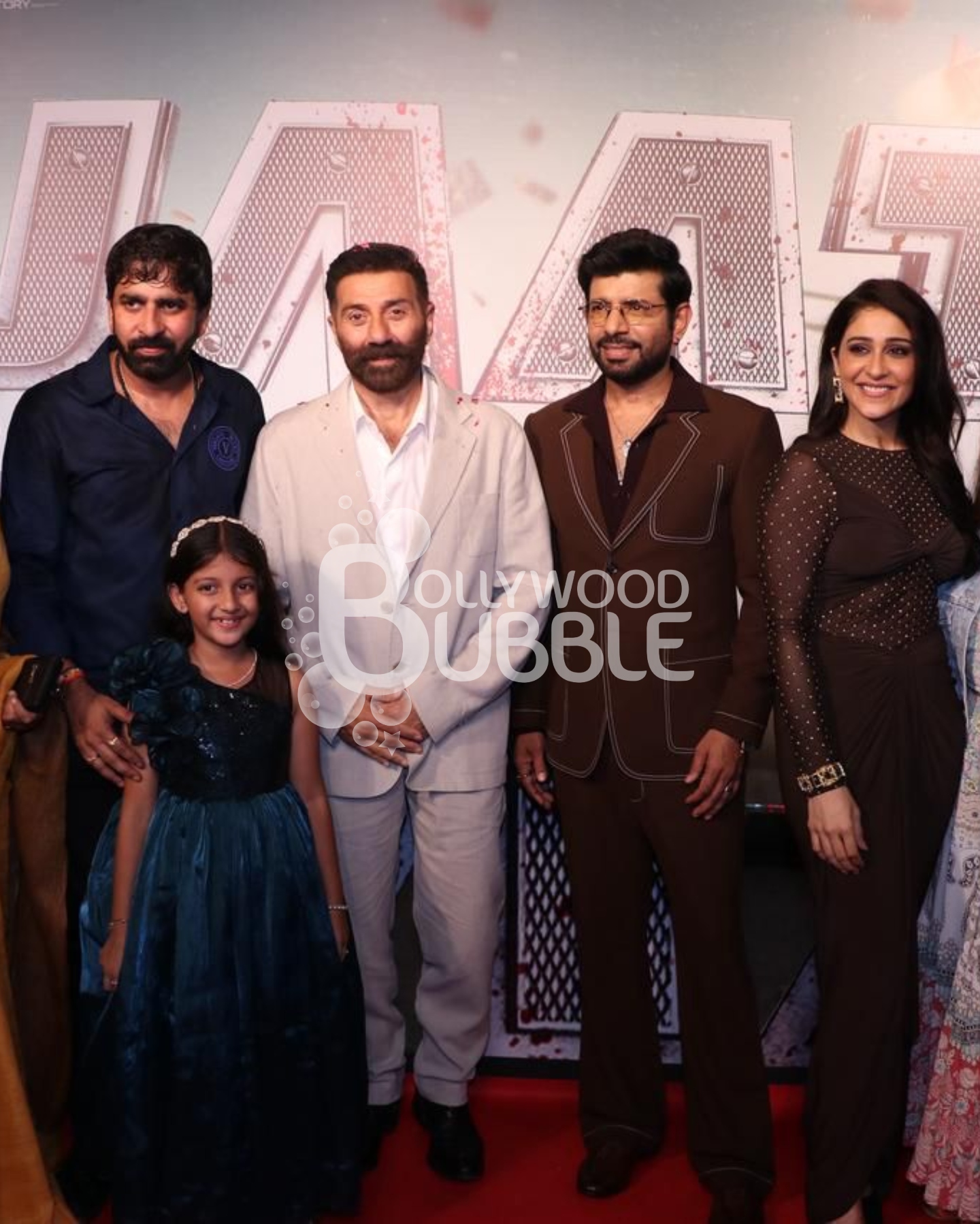 Sunny Deol and Viineet Kumar Siingh at JAAT Special Screening