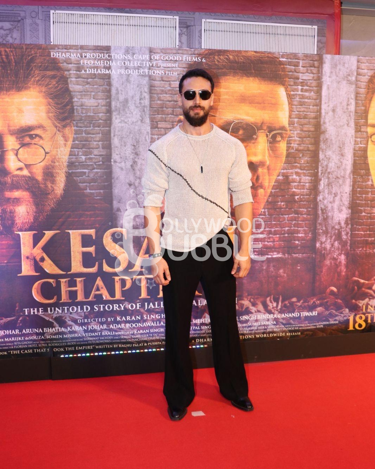 Tiger Shroff at Kesari Chapter 2 special screening