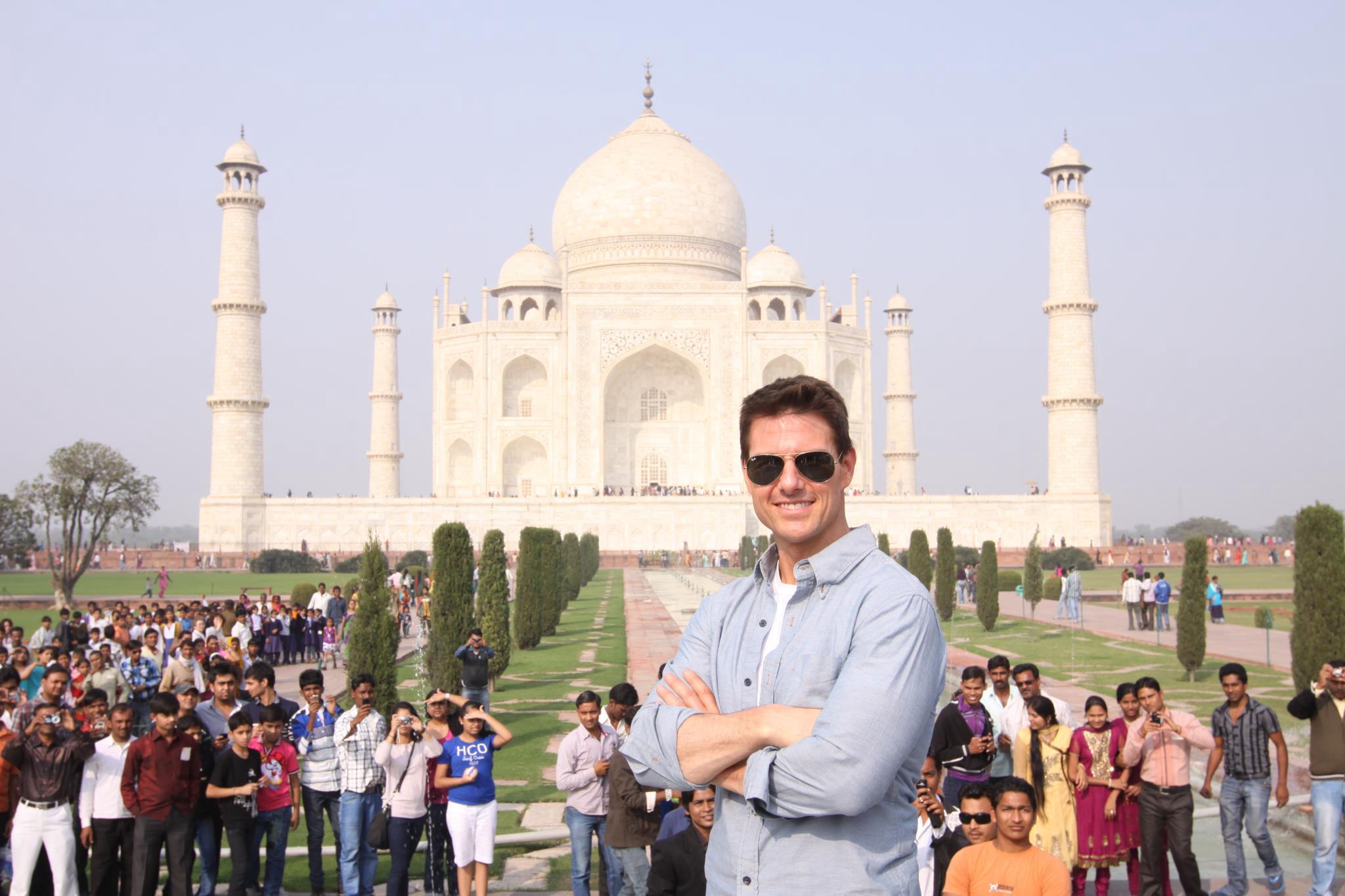 Tom Cruise At The Taj Mahal