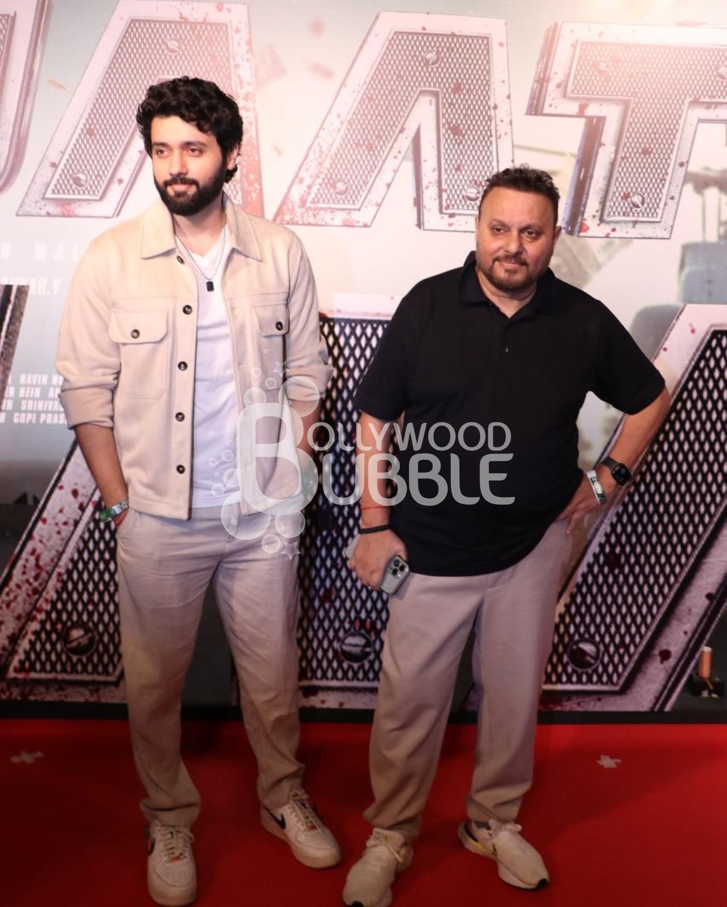 Utkarsh Sharma and Anil Sharma at JAAT Special Screening