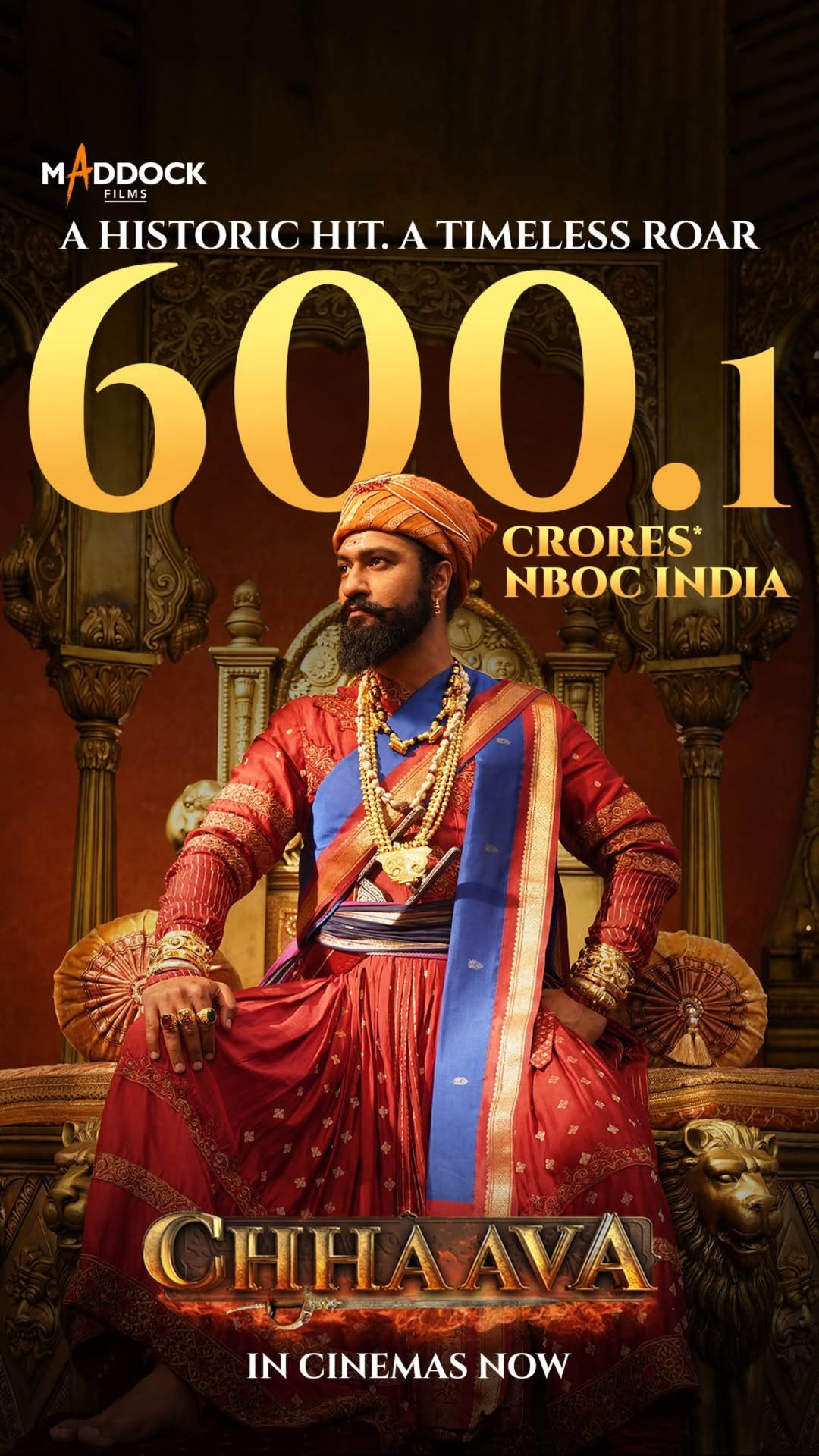 Vicky Kaushal's Chhaava crosses Rs 600 Crore in India