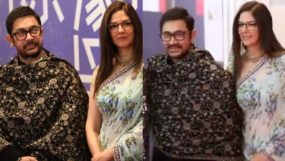 aamir khan, gauri spratt, couple at macau international comedy festival, china event,