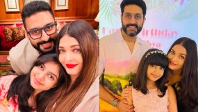 abhishek bachchan, riteish deshmukh, aaradhyaa, aishwarya rai bachchan,