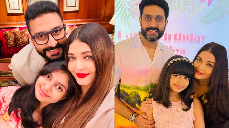 abhishek bachchan, riteish deshmukh, aaradhyaa, aishwarya rai bachchan,