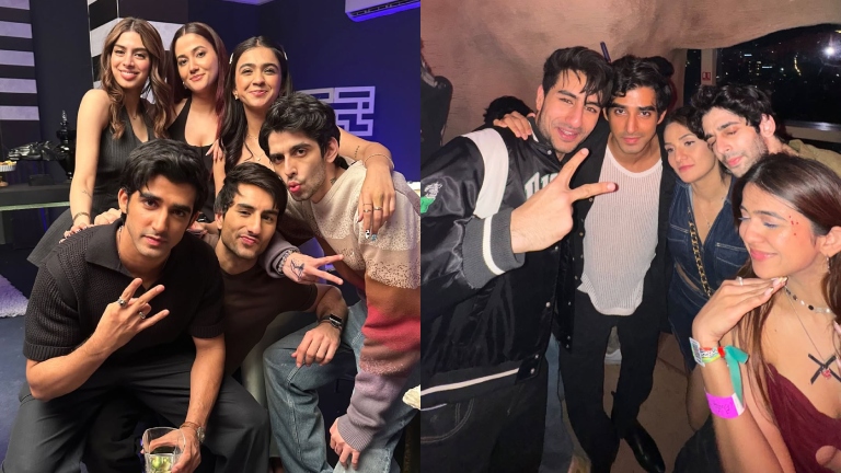 apoorva mukhija, ibrahim ali khan, khushi kapoor, nadaaniyan, bts moments,