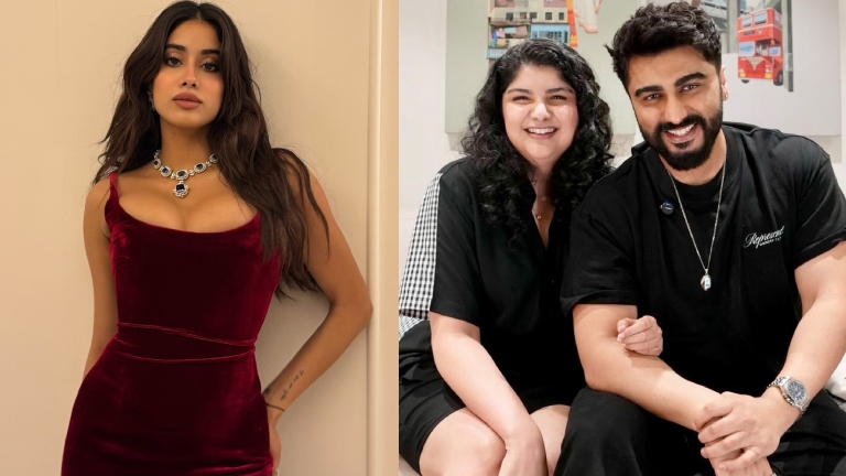 janhvi kapoor, anshula kapoor, arjun kapoor,
