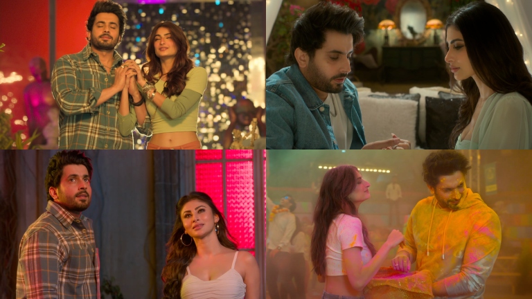 mouni roy, sunny singh, palak tiwari, rang laga song, the bhootnii,