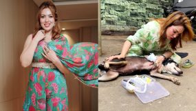 Munmun Dutta Saves The Life Of A Injured Street Dog