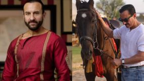 saif ali khan, horse riding,
