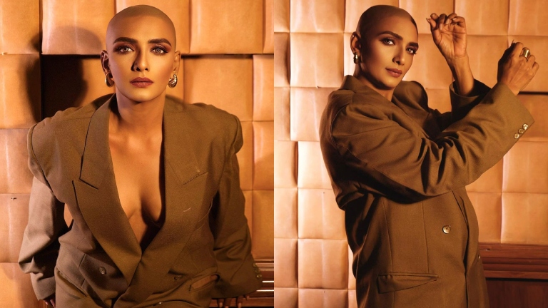 shanthi priya, bald, beautiful