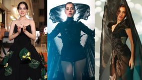 uorfi javed, black dresses,