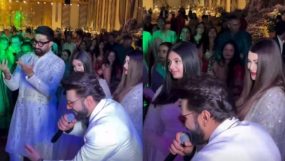 Abhishek, Aishwarya enjoy performance on Kajra Re