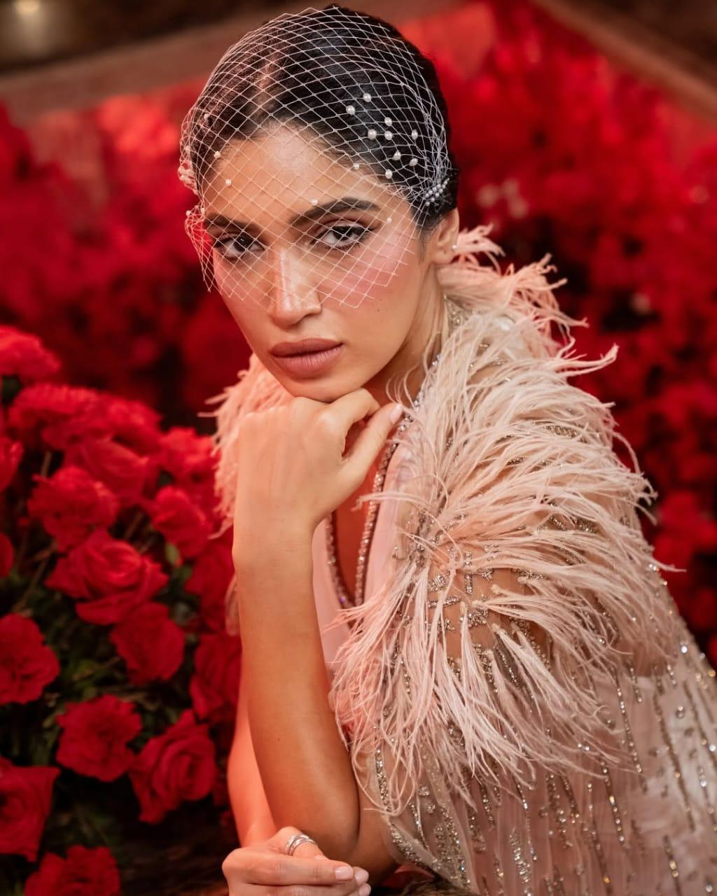 Bhumi in Feathered Body Piece