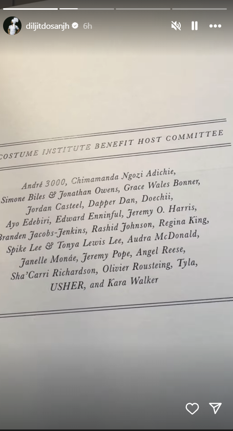 Diljit Dosanjh Met Gala 2025