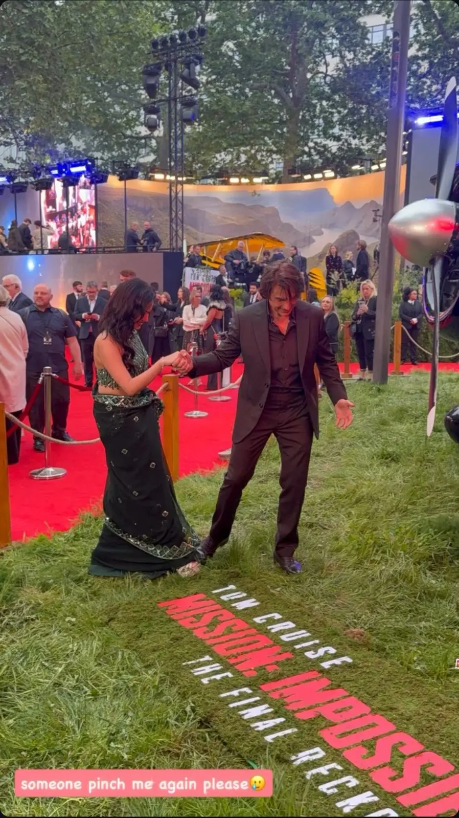 Jannat Zubair’s Red Carpet Rendezvous With Tom Cruise At Mission Impossible The Final Reckoning London Premiere