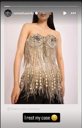 Neha Bhasin Instagram Story