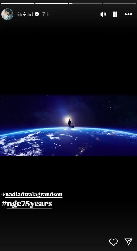 Riteish Deshmukh Celebrate 75 Years Of Nadiadwala Grandson Entertainment