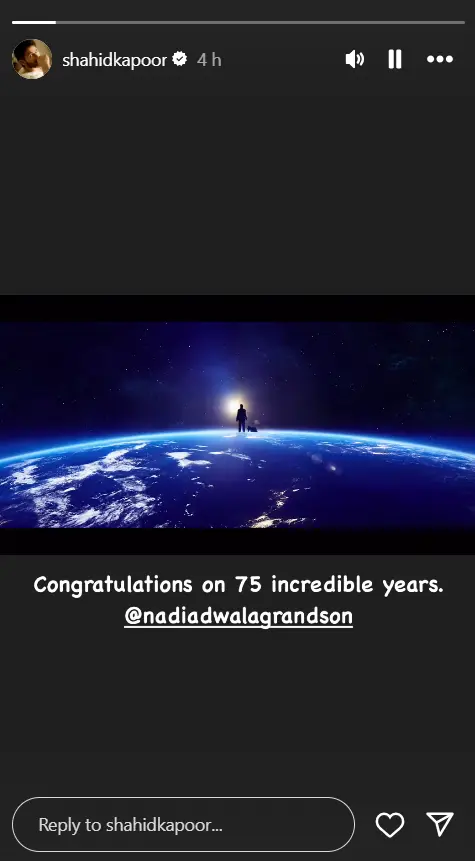 Shahid Kapoor Celebrate 75 Years Of Nadiadwala Grandson Entertainment