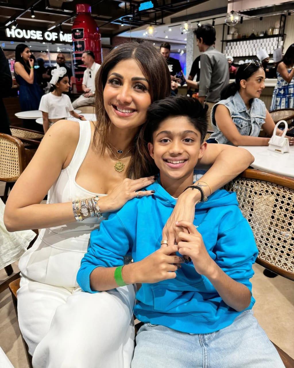 Shilpa Shetty With Son