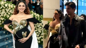 Sidharth Malhotra with Kiara Advani at MET Gala