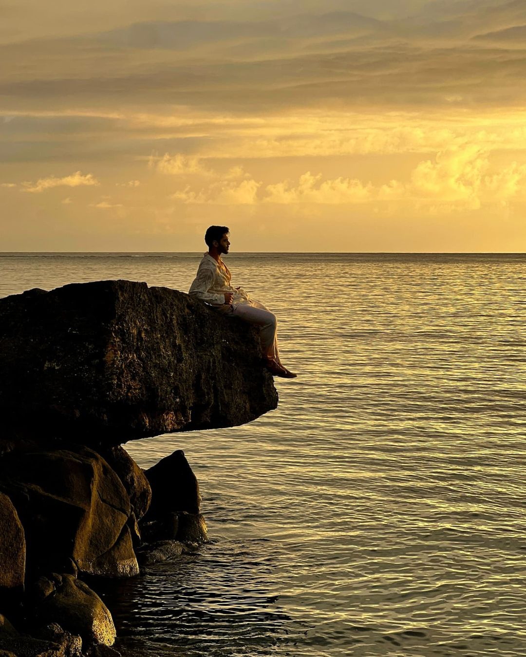 Simba Nagpal by the sea