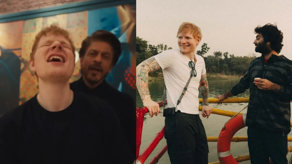 Ed Sheeran Teases Sapphire, Shares BTS Moments With Shah Rukh Khan And Arijit Singh - Watch 