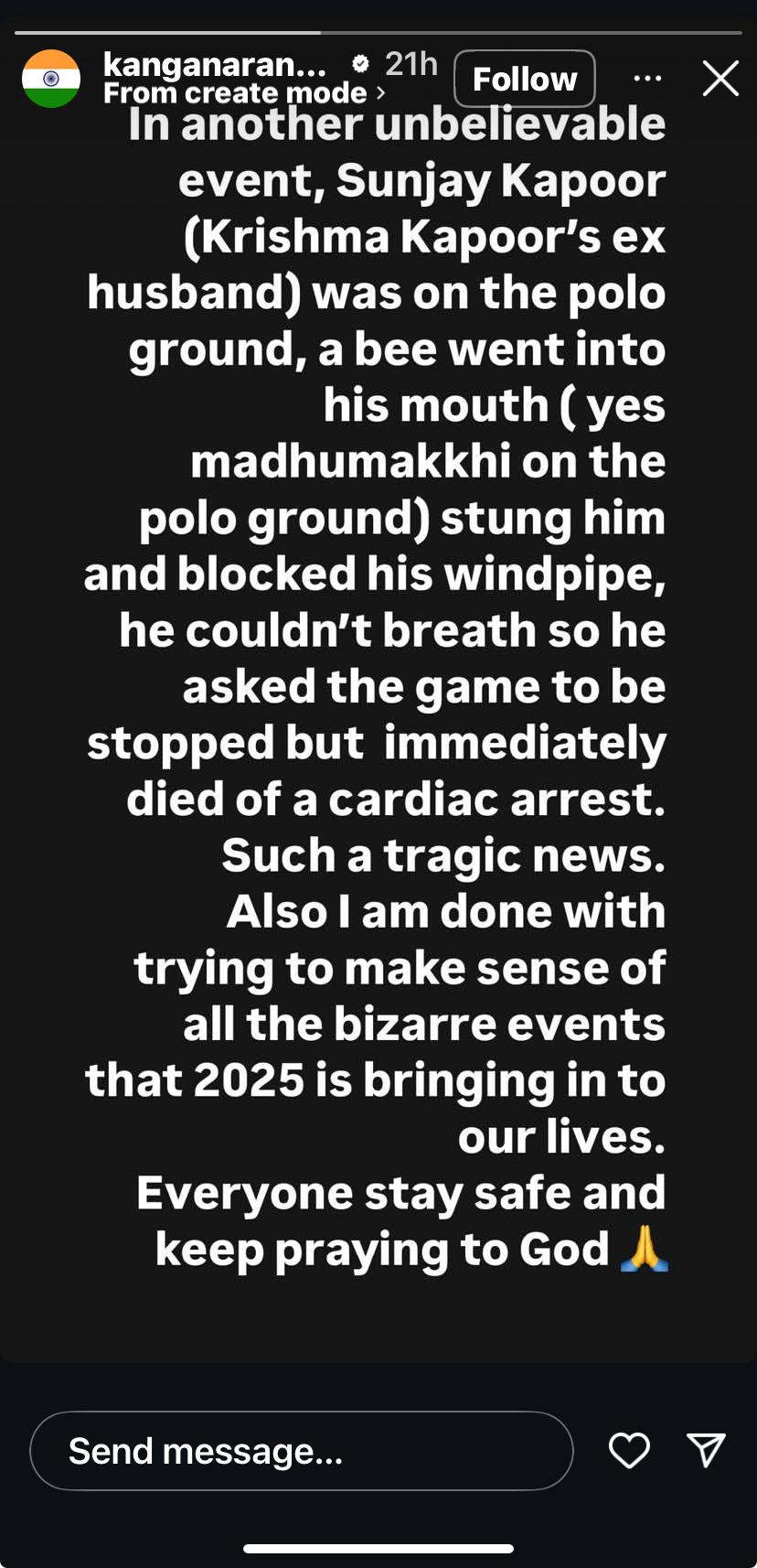 Kangana Ranaut's story