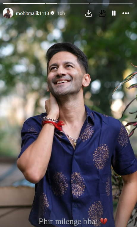 Mohit Malik Instagram Story