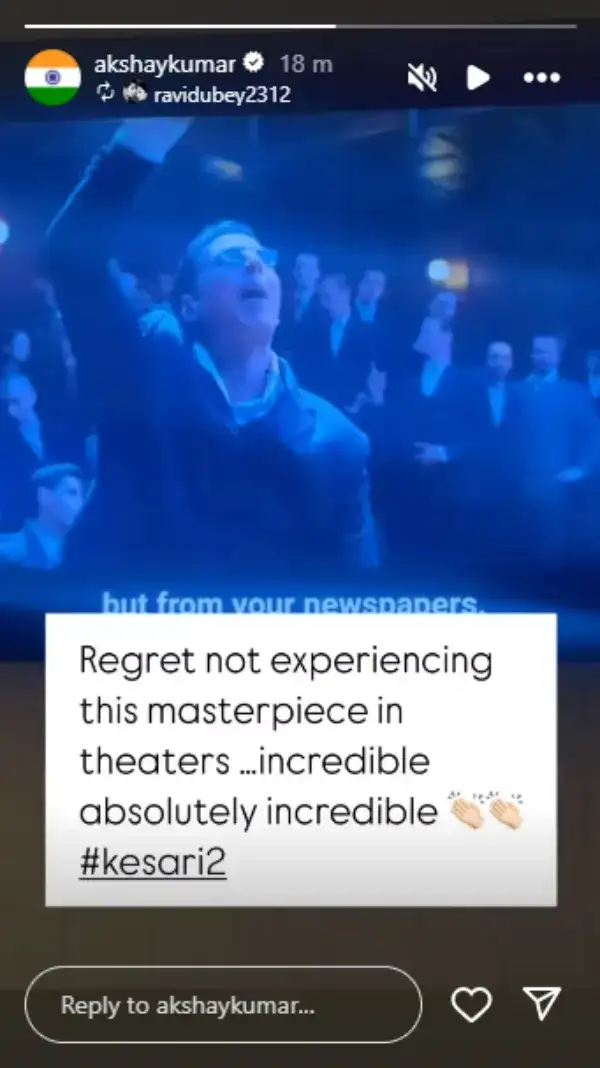 Ravi Dubey Instagram Story Shared By Akshay Kumar