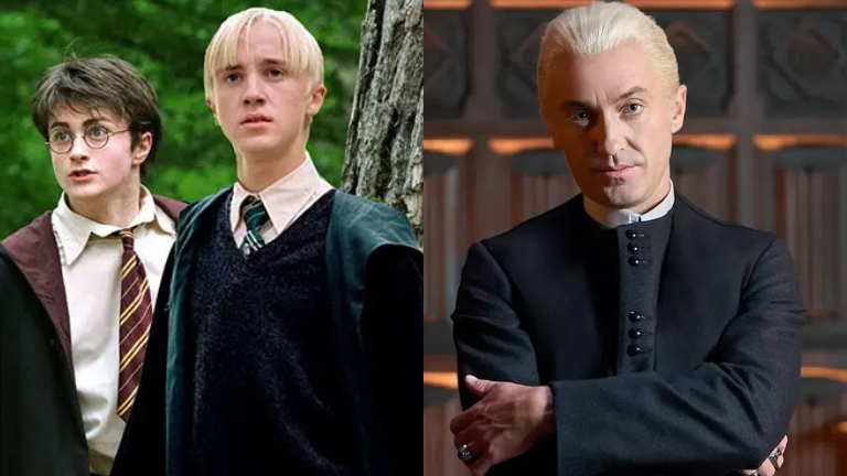 draco malfoy, harry potter, tom felton,