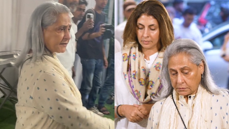 jaya bachchan, shweta nanda, rono mukherjee prayer meet,