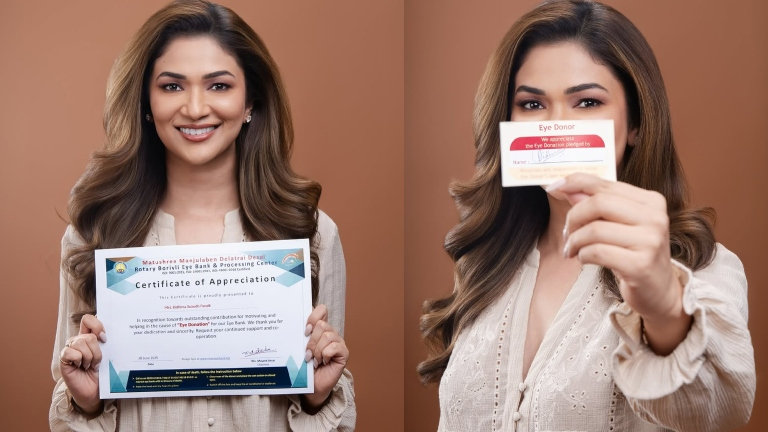 ridhima pandit, eye donor, birthday,
