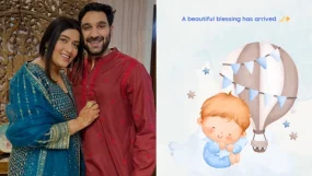 shireen mirza, husband, baby boy,