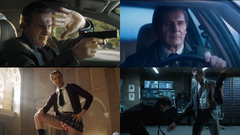 the naked gun, trailer, liam neeson,