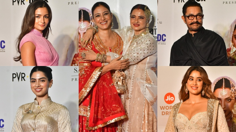 umrao jaan screening, rekha, khushi kapoor, janhvi kapoor,