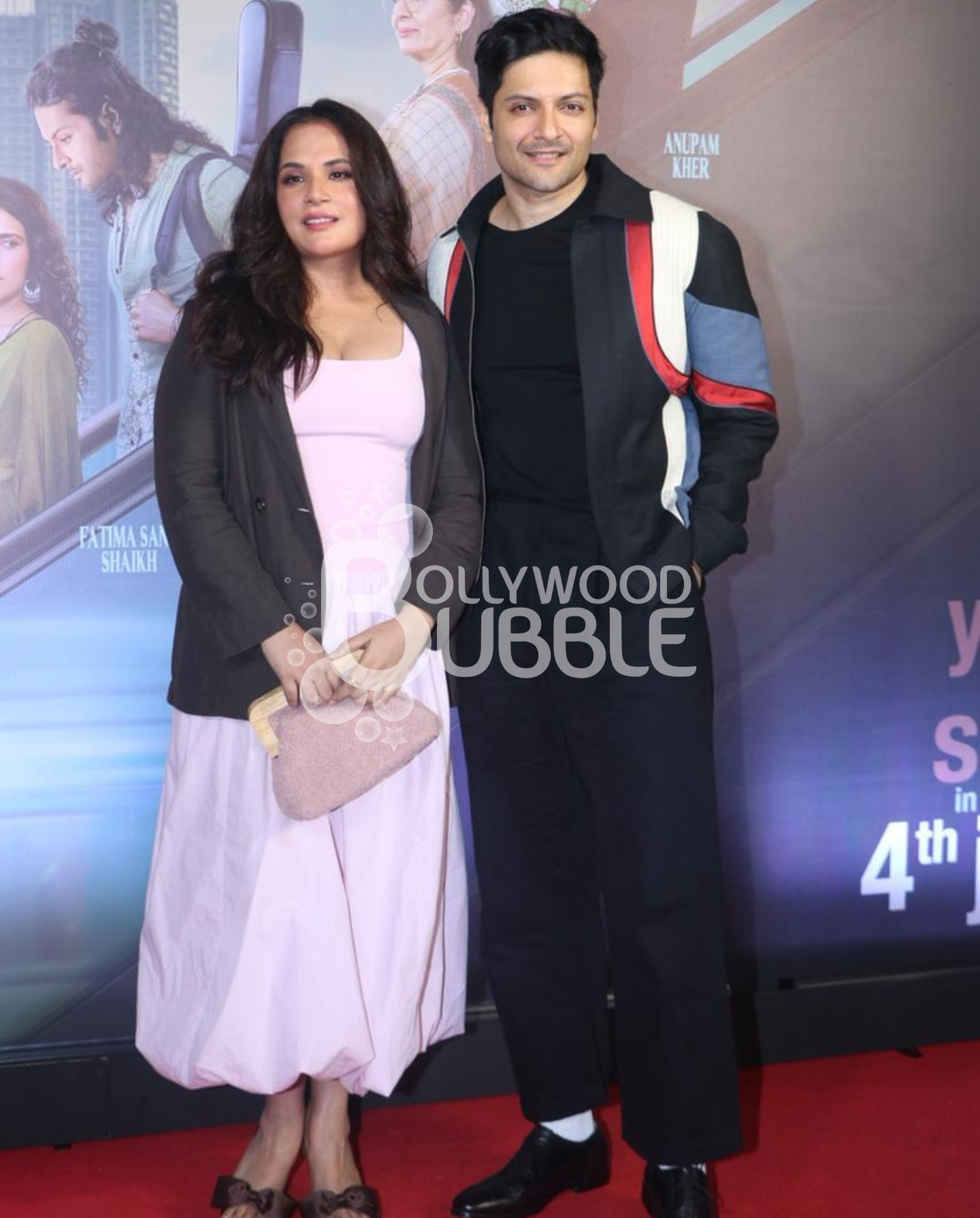 Ali Fazal and Richa Chadha at Metro…In Dino Screening