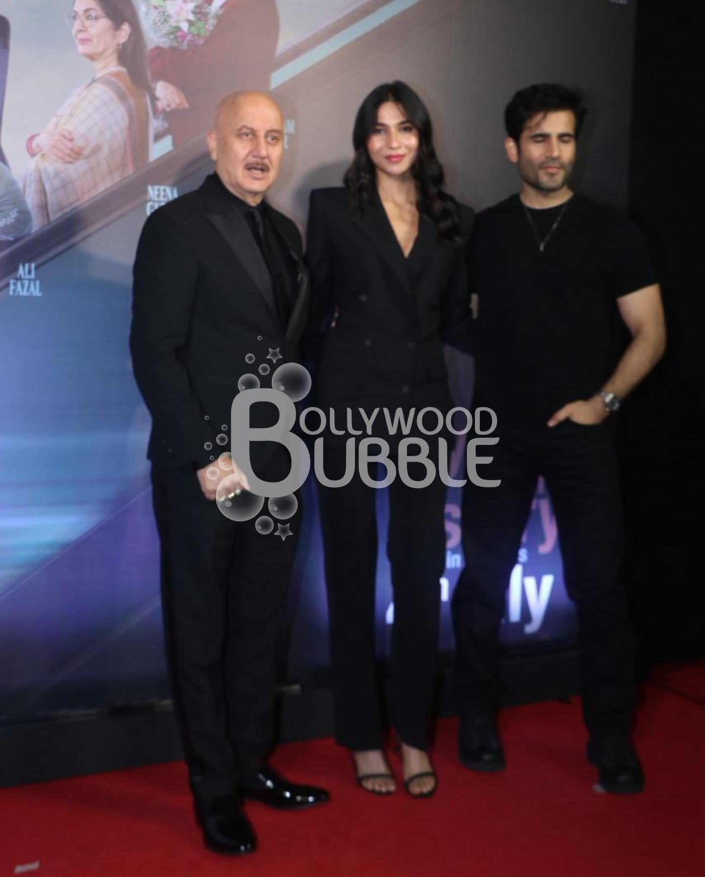 Anupam Kher, Shubhangi Dutt and Karan Tacker at Metro…In Dino Screening