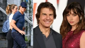 Tom Cruise, Ana de Armas Caught in PDA