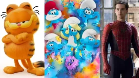 Garfield Smurfs Spiderman