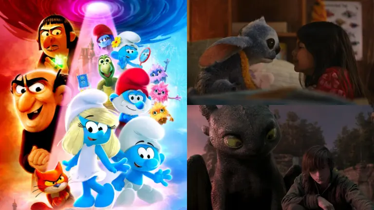 The Smurfs Lilo & Stitch How To Train Your Dragon Poster