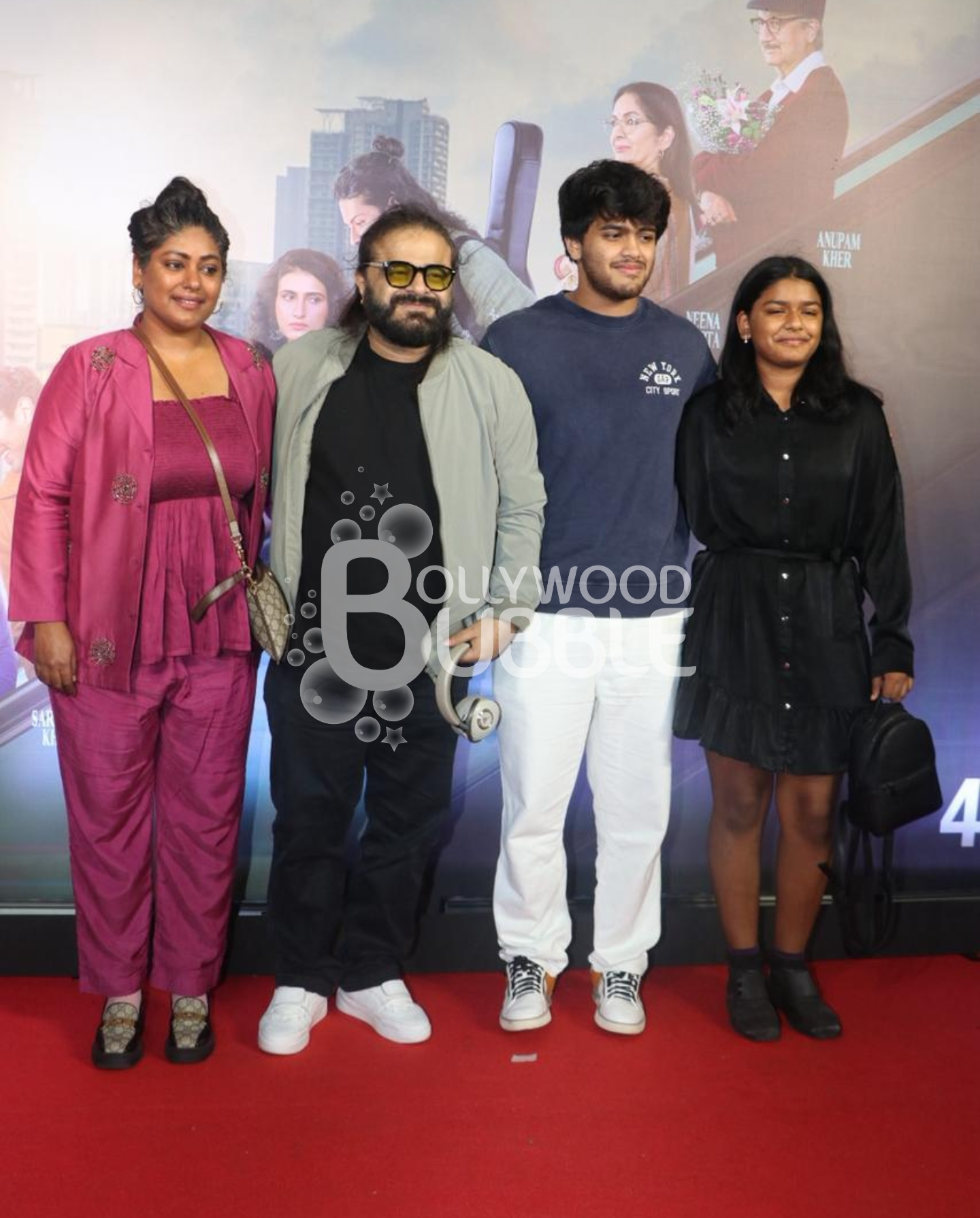 Pritam Chakraborty and family at Metro…In Dino Screening
