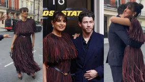 Nick Jonas Hugs Priyanka Chopra After Impromptu Dance