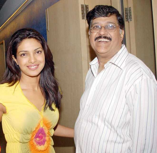 Priyanka Chopra with her father Ashok Chopra