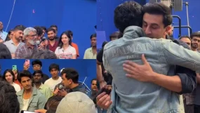 Ramayana Part 1 Wraps Up: Ranbir Kapoor, Ravi Dubey Share Warm Hug,