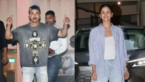 Ranbir Kapoor, Alia Bhatt Spotted At Sanjay Leela Bhansali’s Office